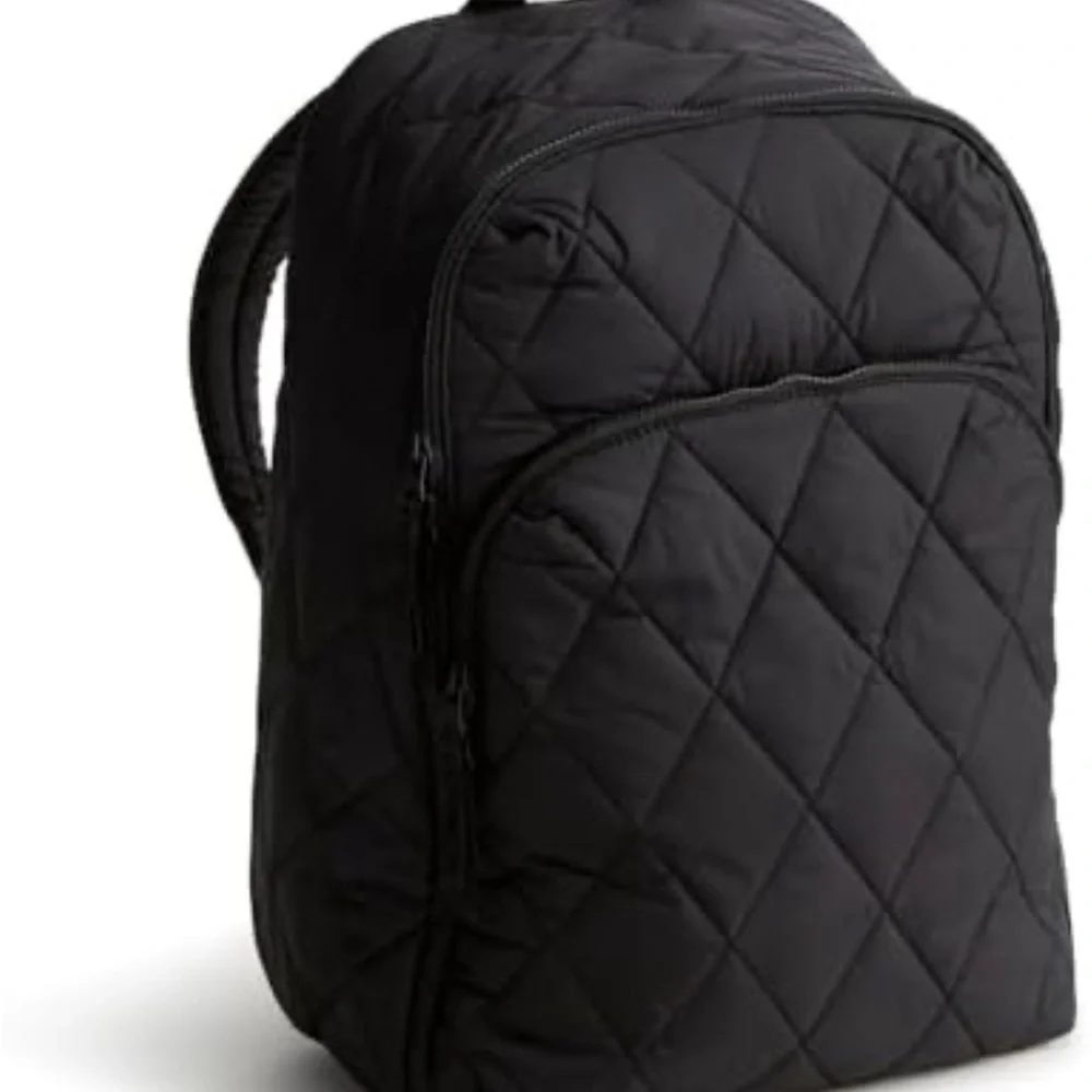 Vera Bradley | Bags | Vera Bradley Quilted Black Backpack 